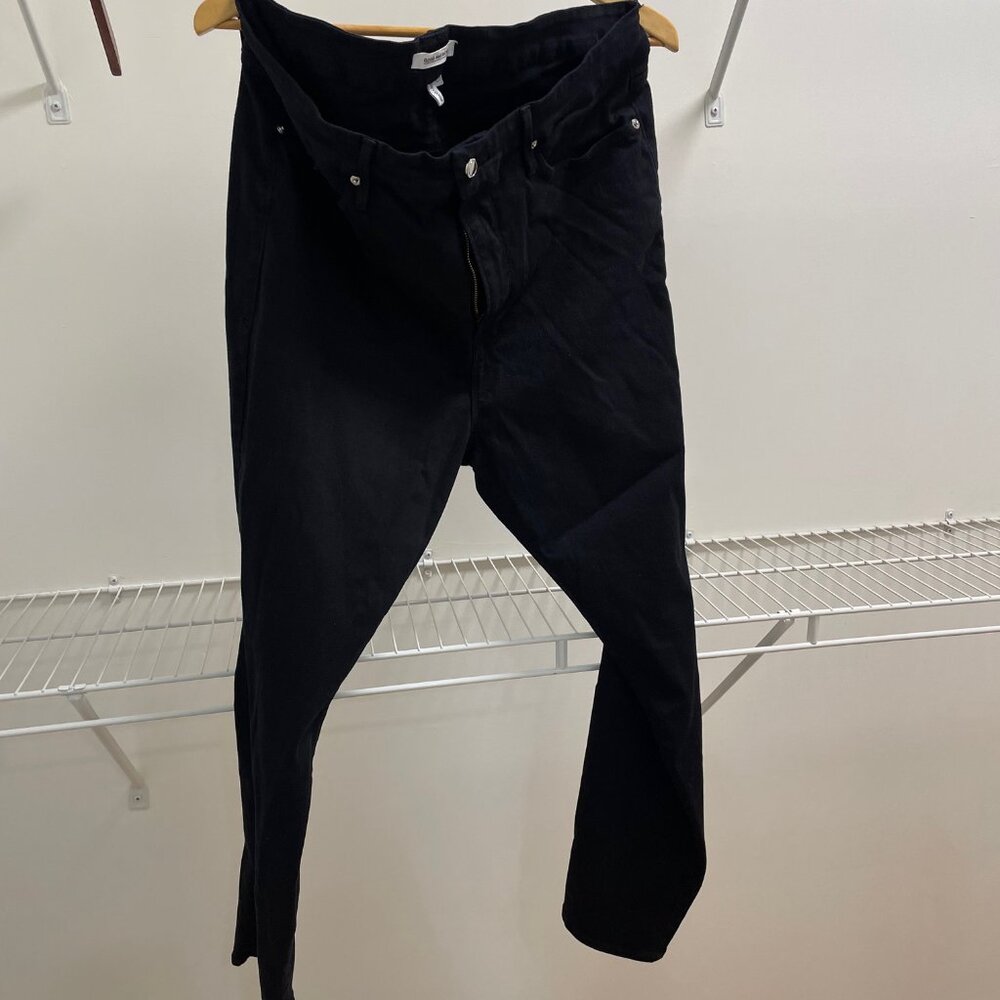 Good American Good Legs Black Jeans Plus Size 22 | High Rise Skinny Denim